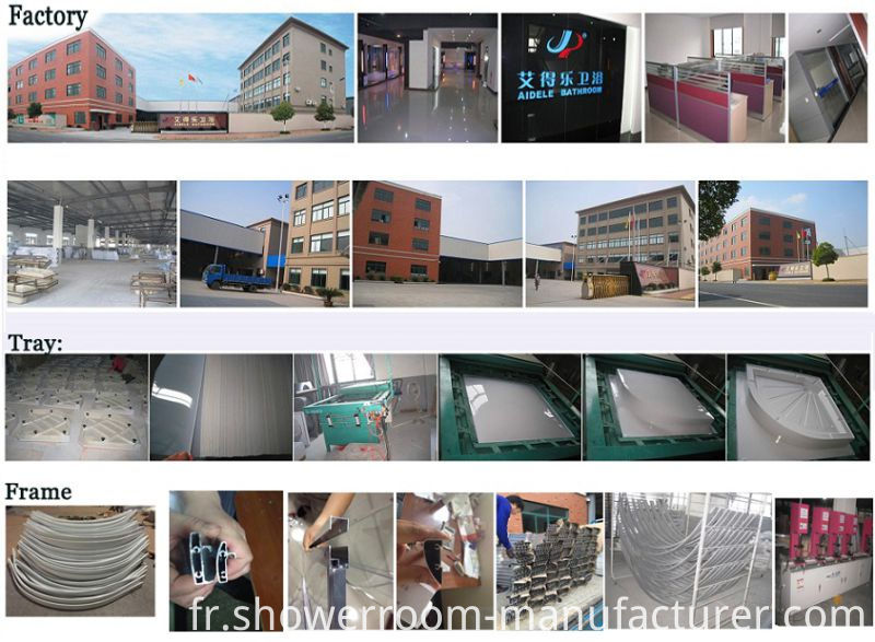 New Design Simple Glass Bath Screen (ADL-8019B)